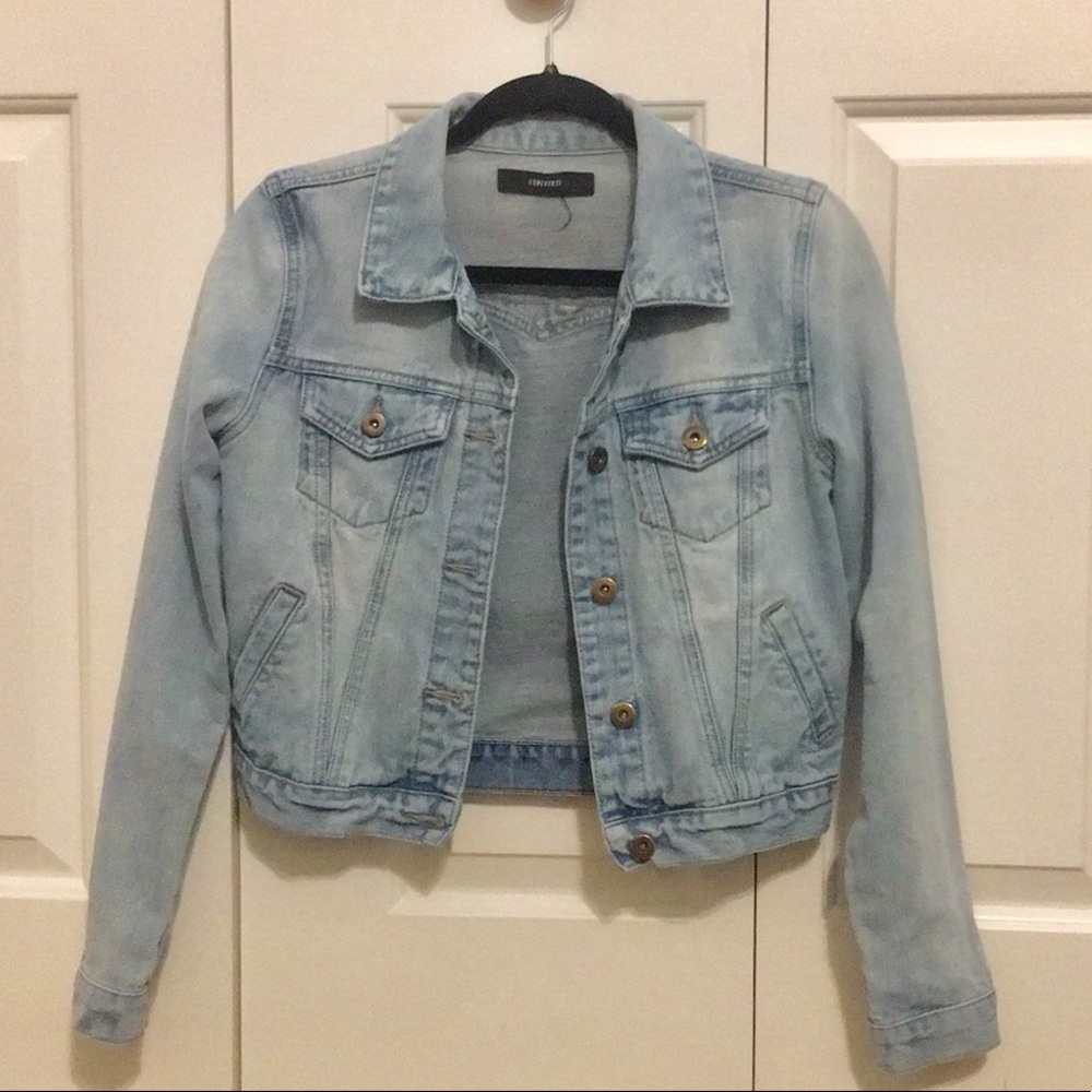 Forever 21 Light wash denim jacket